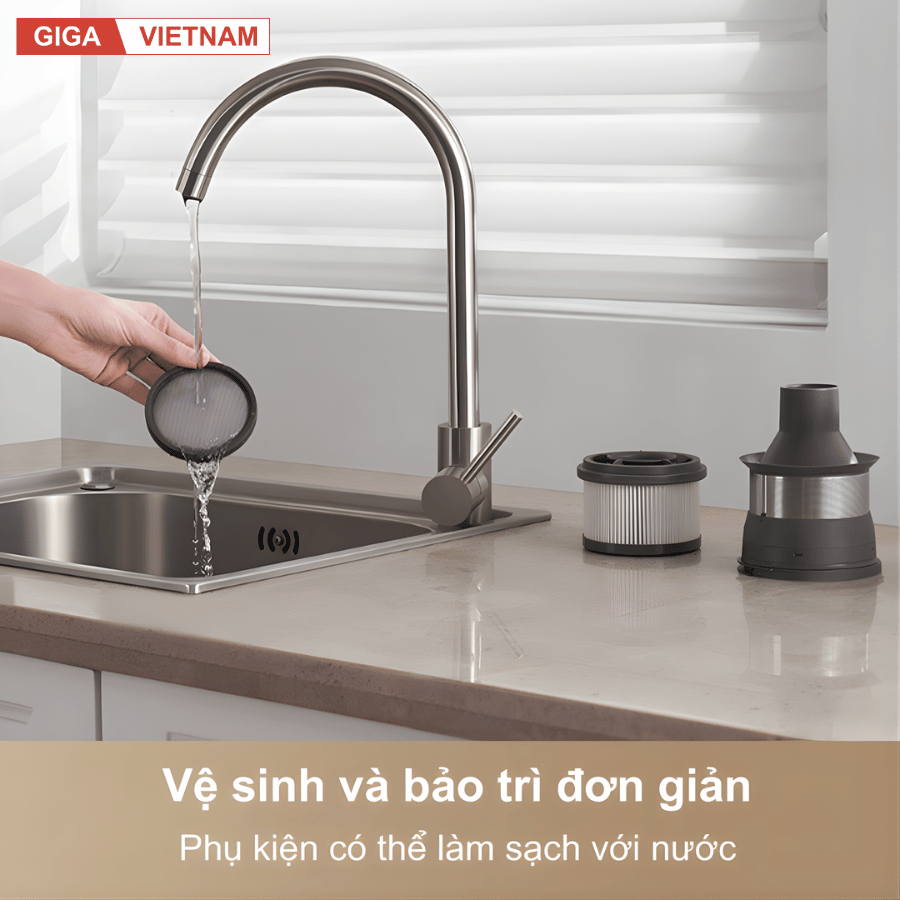Dreame R20 - Máy Hút Bụi Cầm Tay Không Dây 2026 tại Giga Việt Nam x Vua Nhà Bếp Đức 14