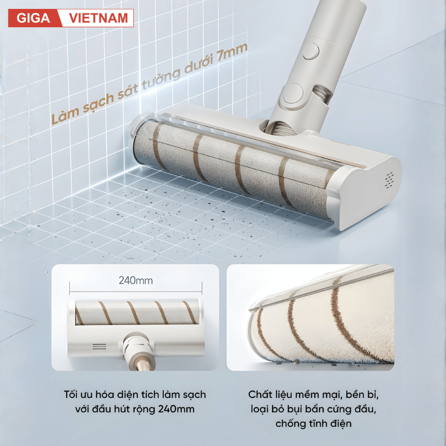 Dreame V11 Pro - Máy Hút Bụi Cầm Tay Không Dây 2026 tại Giga Việt Nam x Vua Nhà Bếp Đức 06
