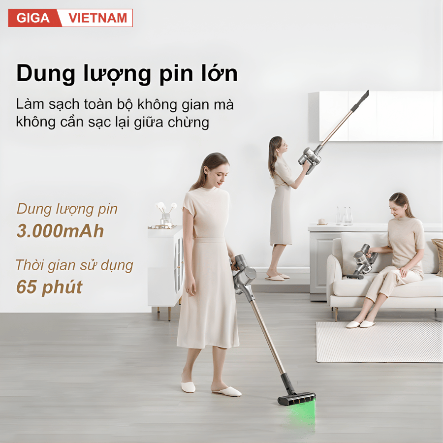 Dreame V12S - Máy Hút Bụi Cầm Tay Không Dây 2026 tại Giga Việt Nam x Vua Nhà Bếp Đức 05
