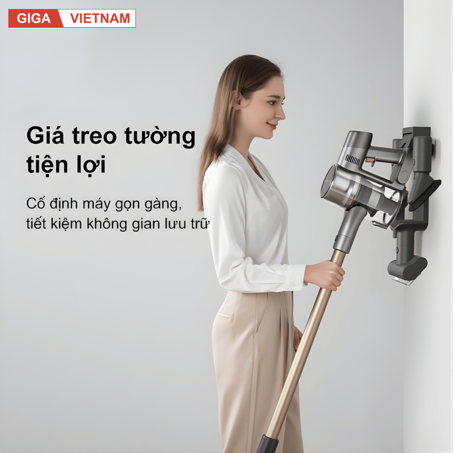 Dreame V12S - Máy Hút Bụi Cầm Tay Không Dây 2026 tại Giga Việt Nam x Vua Nhà Bếp Đức 13