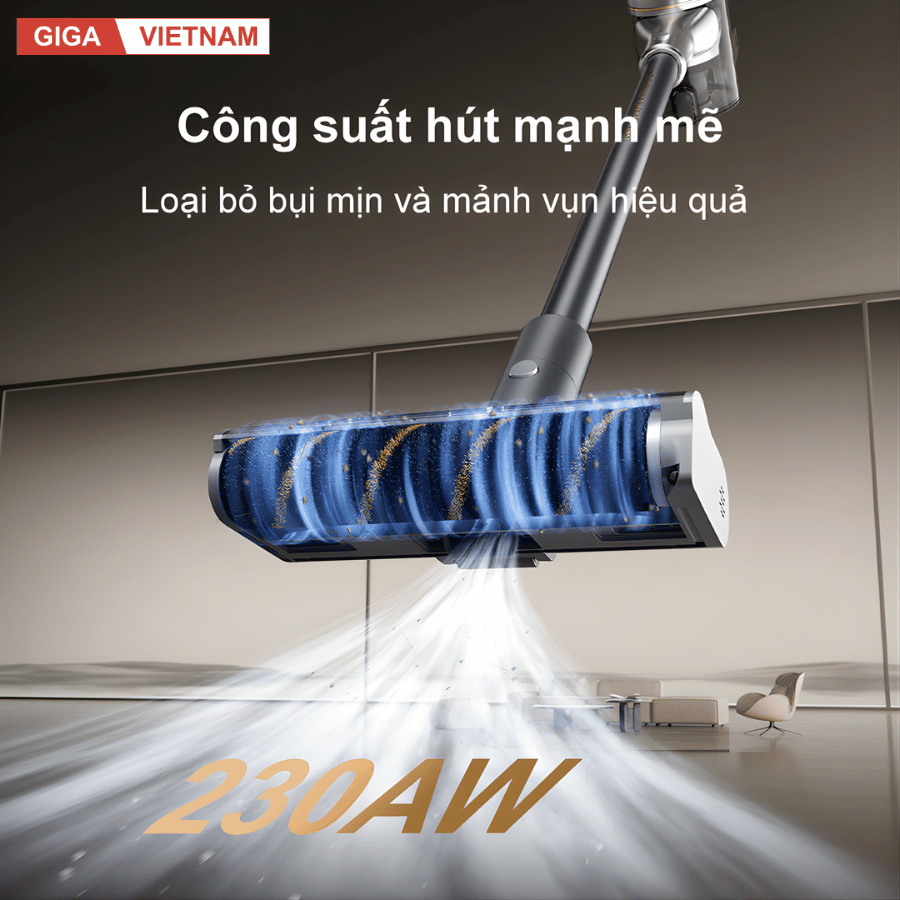 Dreame V18S Aqua - Máy Hút Bụi Cầm Tay Không Dây 2026 tại Giga Việt Nam x Vua Nhà Bếp Đức 04