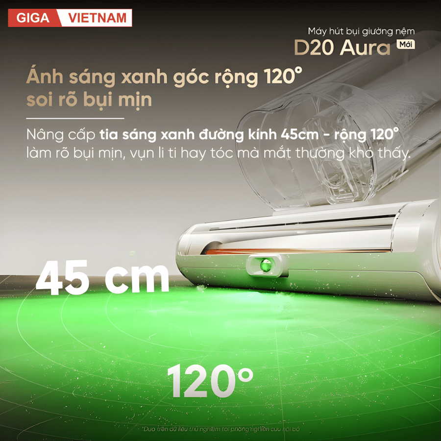 Dreame D20 Aura - Máy Hút Bụi Giường Nệm 2026 Giga Việt Nam x Vua Nhà Bếp Đức 07