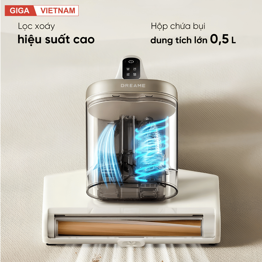 Dreame D20 Aura - Máy Hút Bụi Giường Nệm 2026 Giga Việt Nam x Vua Nhà Bếp Đức 10