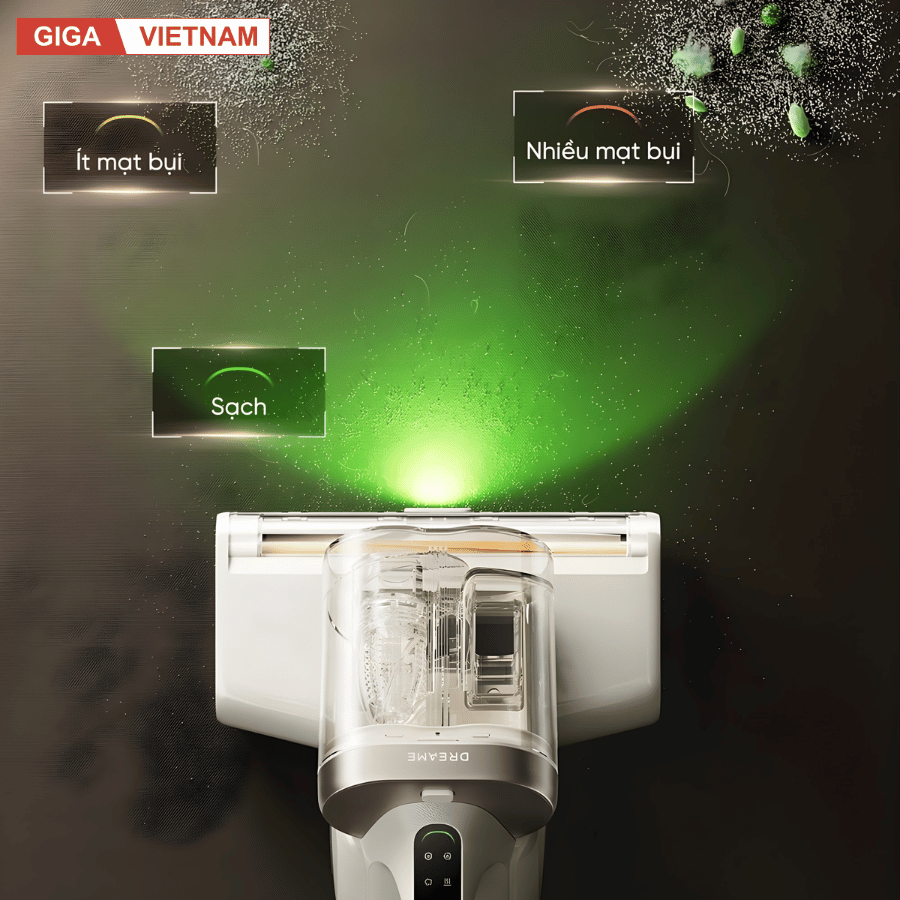 Dreame D20 Aura - Máy Hút Bụi Giường Nệm 2026 Giga Việt Nam x Vua Nhà Bếp Đức 11