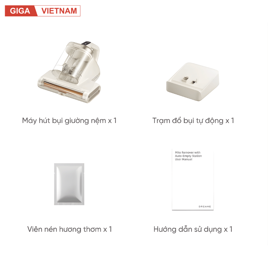 Dreame D20 Aura - Máy Hút Bụi Giường Nệm 2026 Giga Việt Nam x Vua Nhà Bếp Đức 13