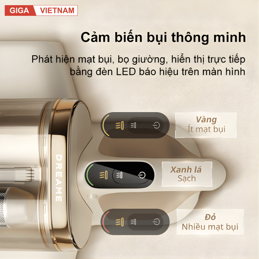 Dreame D20 Pro - Máy Hút Bụi Giường Nệm 2026 tại Giga Việt Nam x Vua Nhà Bếp Đức 09
