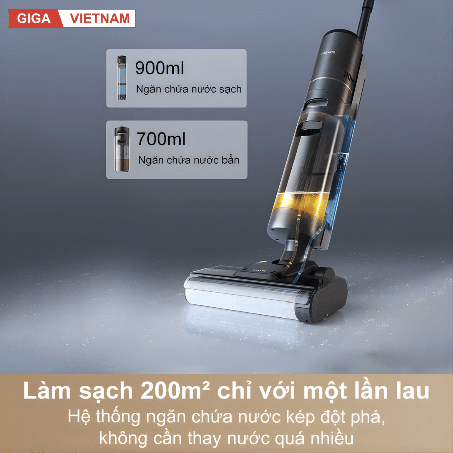 Dreame G10 - Máy Hút Bụi Lau Nhà 2026 tại Giga Việt Nam x Vua Nhà Bếp Đức 09