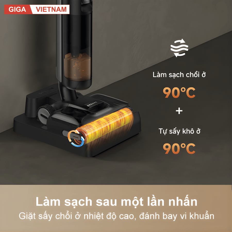 Dreame H12 Flexreach - Máy Hút Bụi Lau Nhà 2026 tại Giga Việt Nam x Vua Nhà Bếp Đức 05