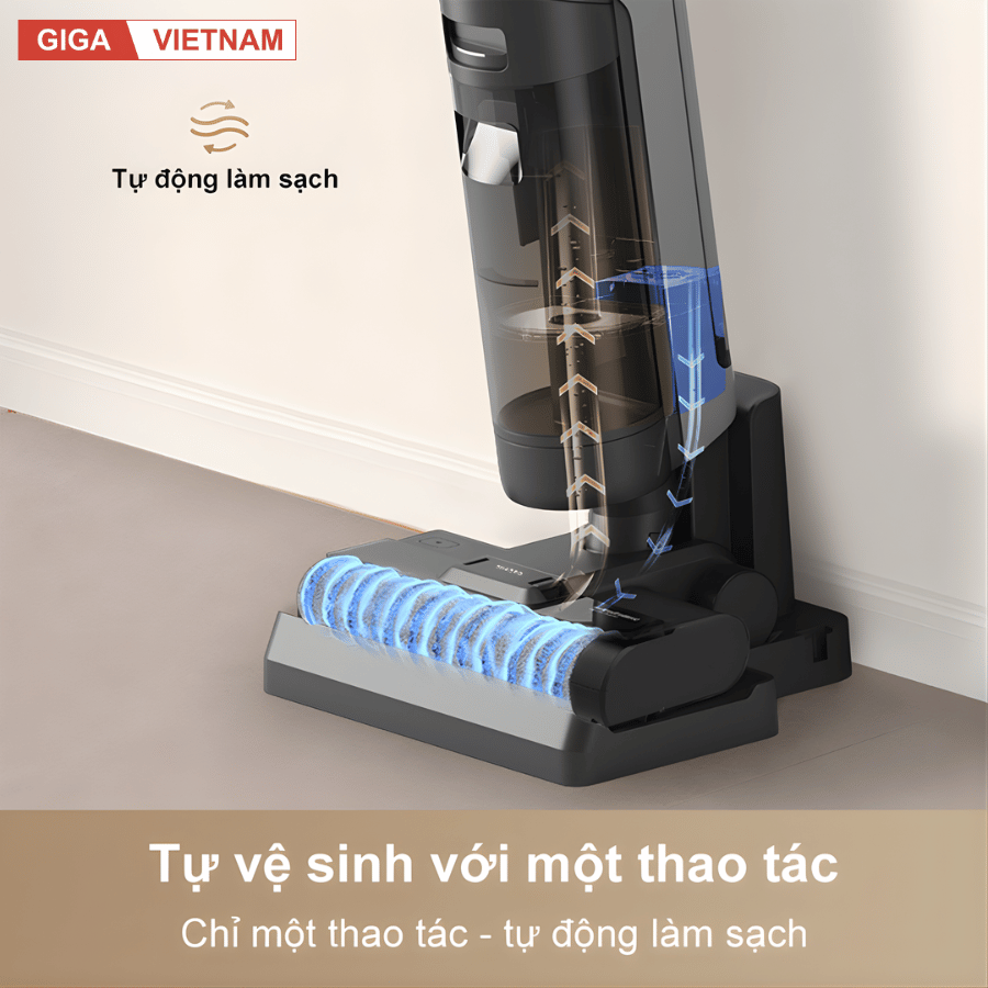Dreame H12S AE - Máy Hút Bụi Lau Nhà 2026 tại Giga Việt Nam x Vua Nhà Bếp Đức 09