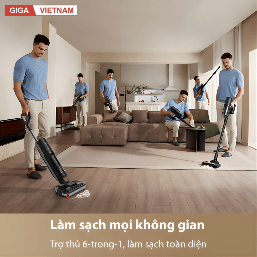Dreame H13 Dual FlexReach - Máy Hút Bụi Lau Nhà 2026 tại Giga Việt Nam x Vua Nhà Bếp Đức 03