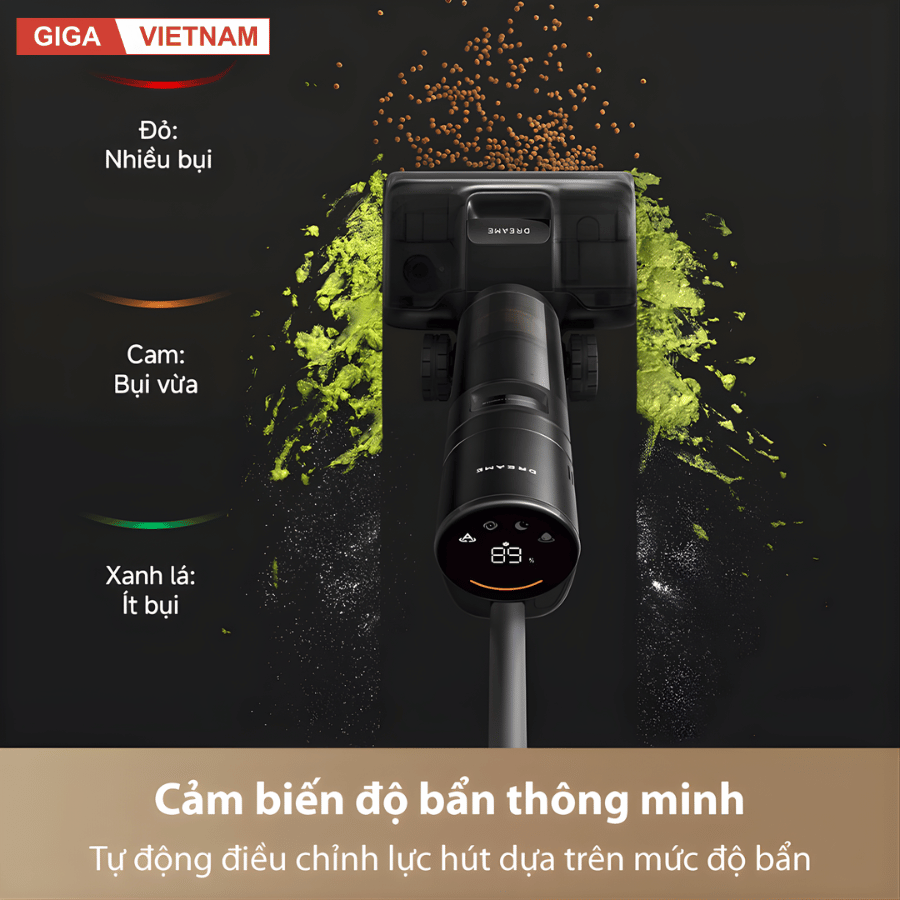 Dreame H13 Dual FlexReach - Máy Hút Bụi Lau Nhà 2026 tại Giga Việt Nam x Vua Nhà Bếp Đức 13