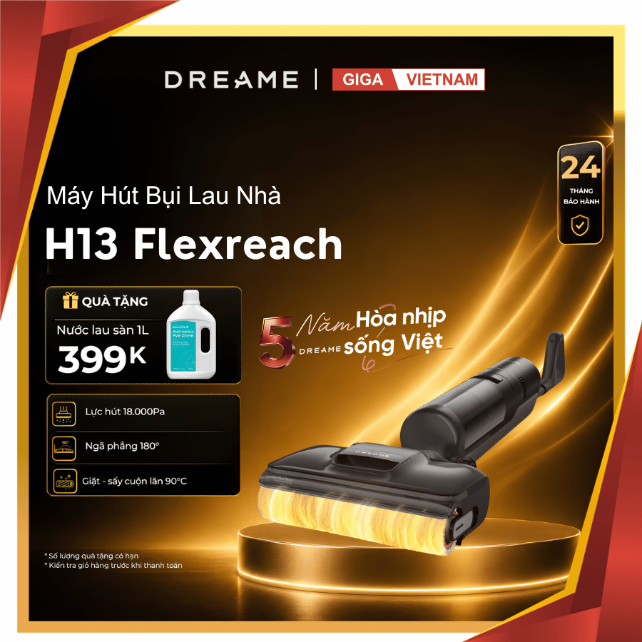 Dreame H13 FlexReach - Máy Hút Bụi Lau Nhà 2026