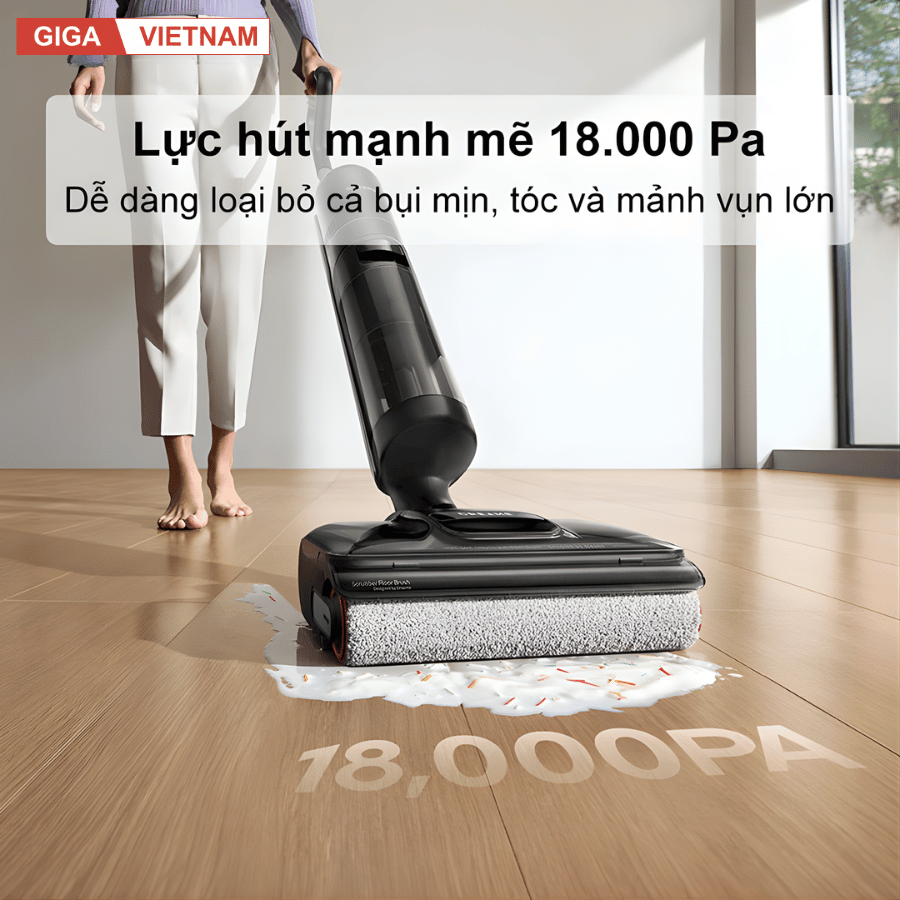 Dreame H13 FlexReach - Máy Hút Bụi Lau Nhà 2026 tại Giga Việt Nam x Vua Nhà Bếp Đức 03