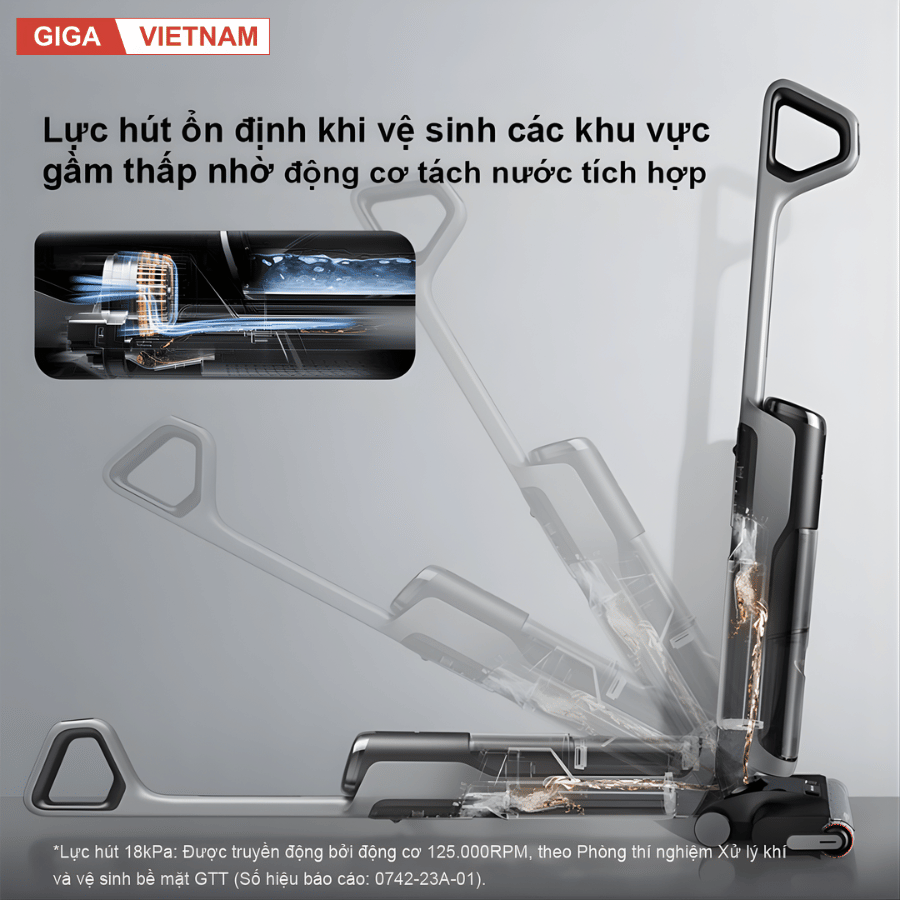 Dreame H14 - Máy Hút Bụi Lau Nhà 2026 tại Giga Việt Nam x Vua Nhà Bếp Đức 04