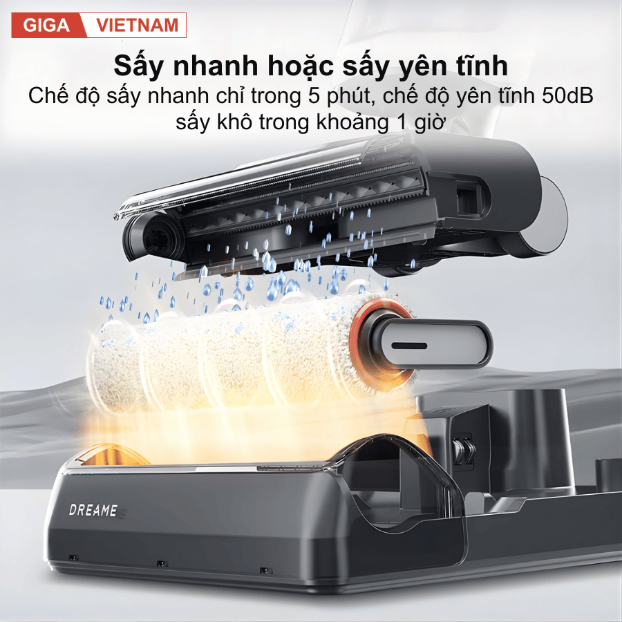 Dreame H14 - Máy Hút Bụi Lau Nhà 2026 tại Giga Việt Nam x Vua Nhà Bếp Đức 11