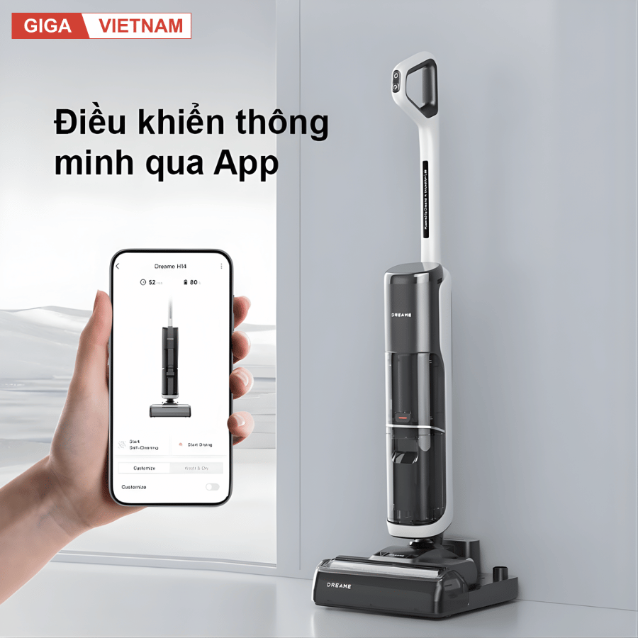 Dreame H14 - Máy Hút Bụi Lau Nhà 2026 tại Giga Việt Nam x Vua Nhà Bếp Đức 17
