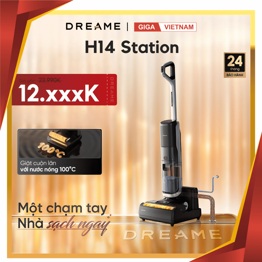 Dreame H14 Station - Máy Hút Bụi Lau Nhà 2026