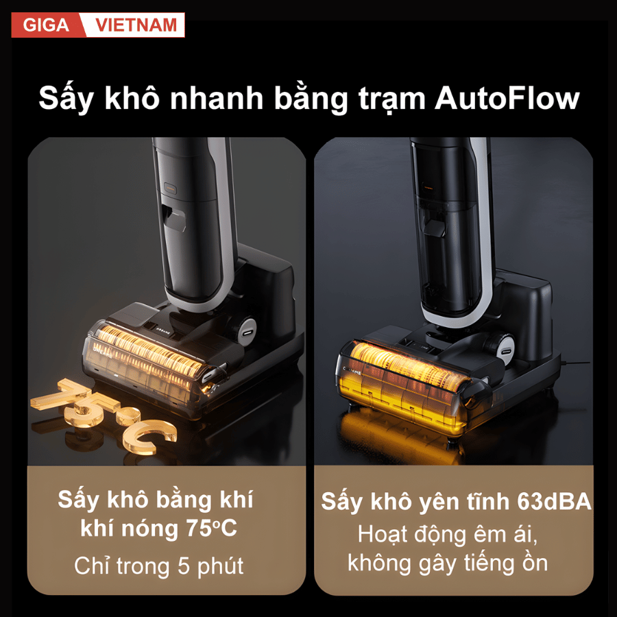 Dreame H14 Station - Máy Hút Bụi Lau Nhà 2026 tại Giga Việt Nam x Vua Nhà Bếp Đức 07