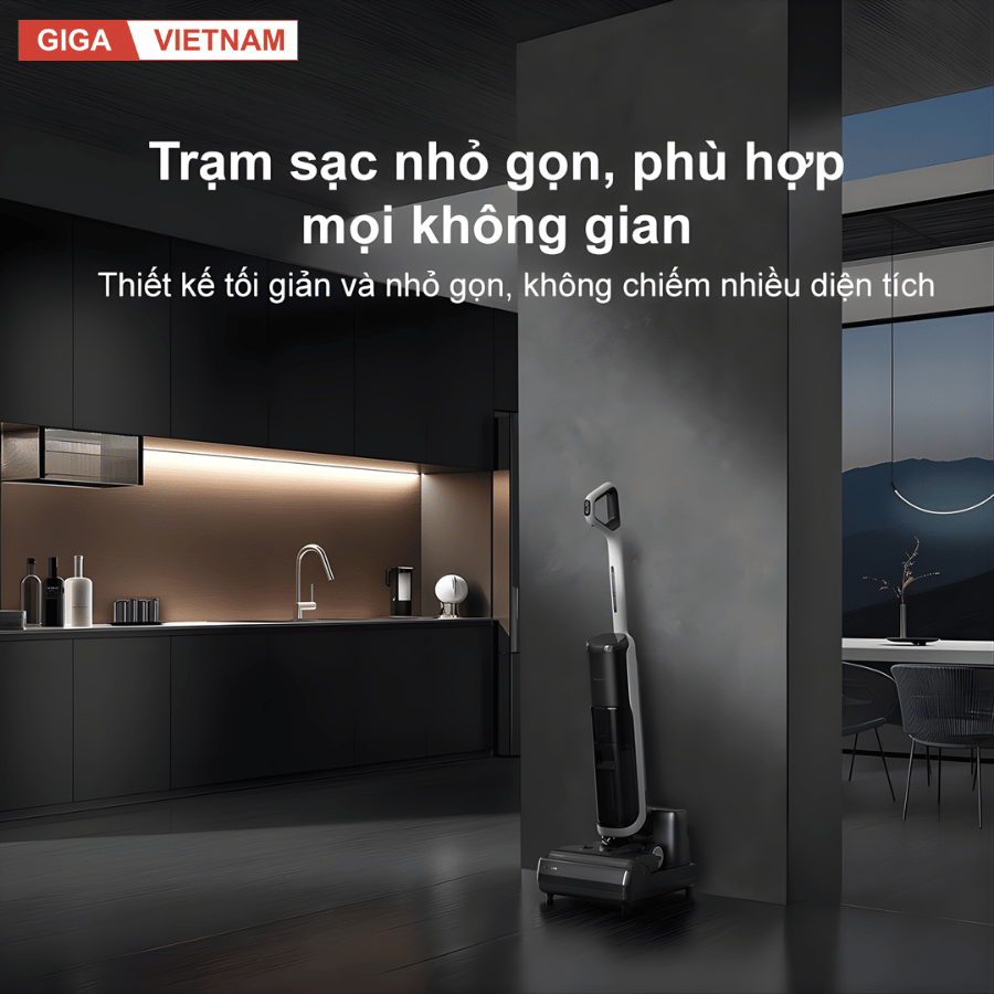 Dreame H14 Station - Máy Hút Bụi Lau Nhà 2026 tại Giga Việt Nam x Vua Nhà Bếp Đức 12