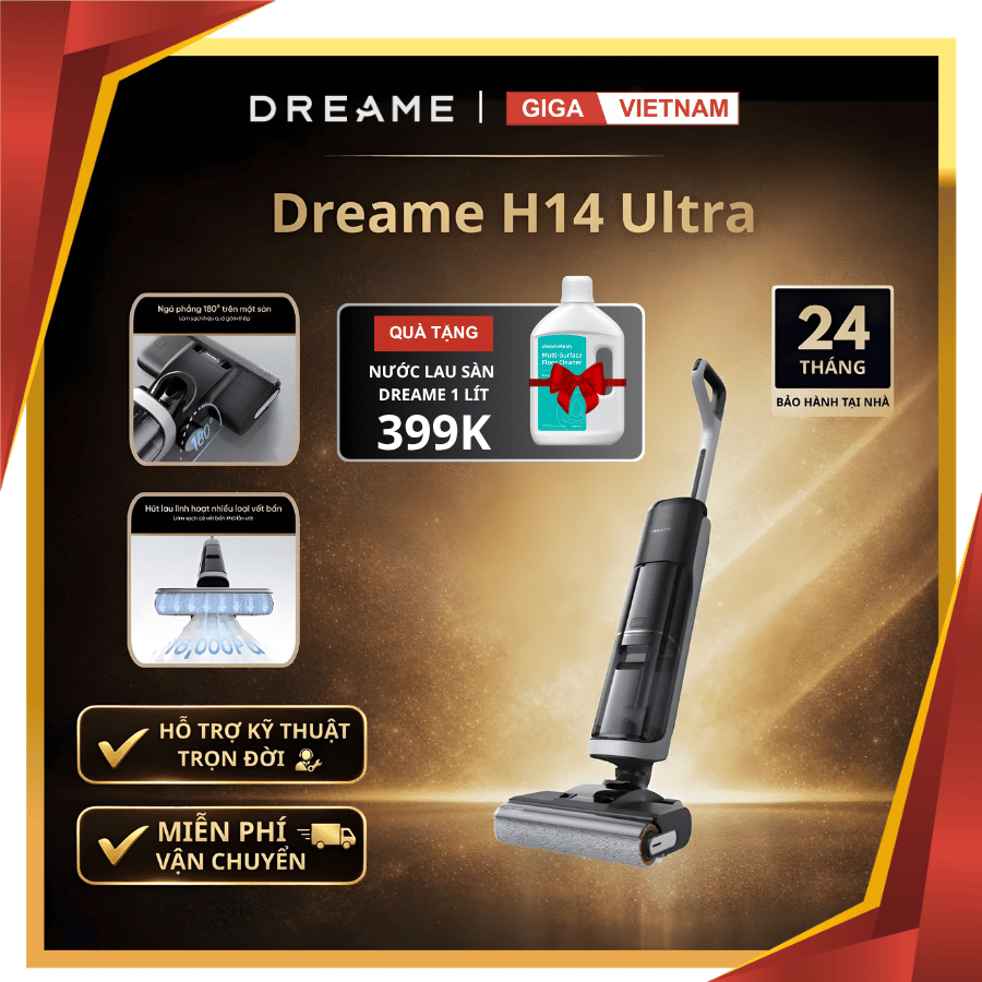 Dreame H14 Ultra - Máy Hút Bụi Lau Nhà 2026