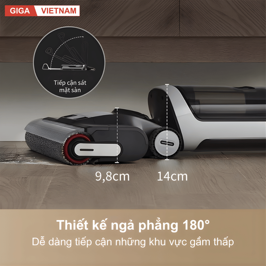 Dreame H14 Ultra - Máy Hút Bụi Lau Nhà 2026 tại Giga Việt Nam x Vua Nhà Bếp Đức 03