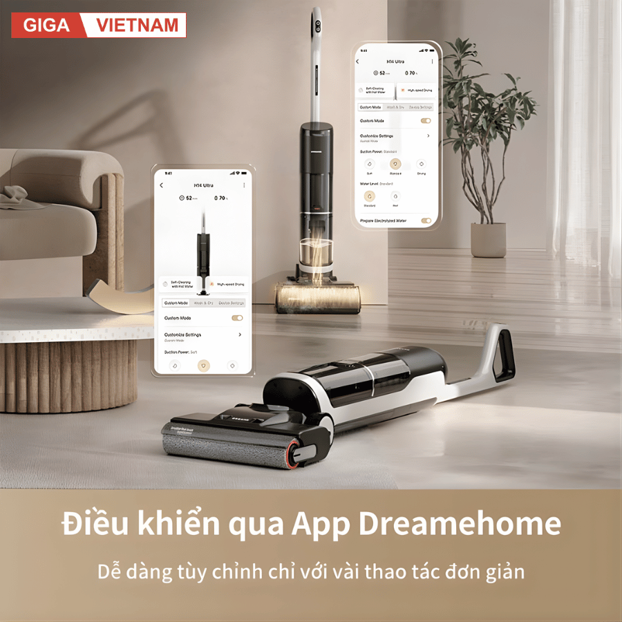 Dreame H14 Ultra - Máy Hút Bụi Lau Nhà 2026 tại Giga Việt Nam x Vua Nhà Bếp Đức 16
