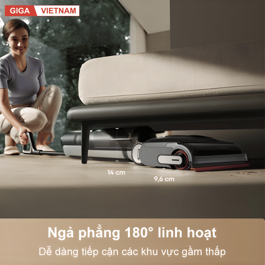 Dreame H15 Pro - Máy Hút Bụi Lau Nhà 2026 tại Giga Việt Nam x Vua Nhà Bếp Đức 04