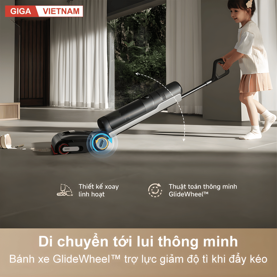 Dreame H15 Pro - Máy Hút Bụi Lau Nhà 2026 tại Giga Việt Nam x Vua Nhà Bếp Đức 05