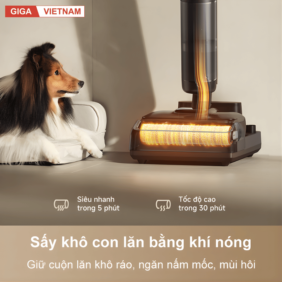 Dreame H15 Pro - Máy Hút Bụi Lau Nhà 2026 tại Giga Việt Nam x Vua Nhà Bếp Đức 10