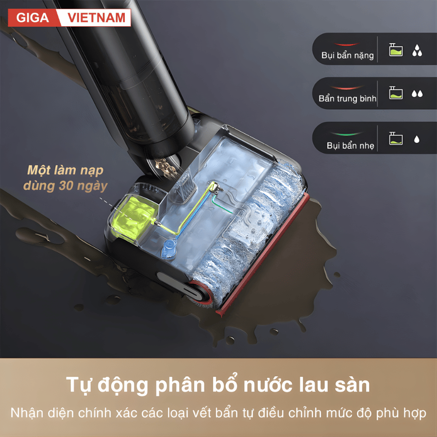 Dreame H15 Pro FoamWash - Máy Hút Bụi Lau Nhà 2026 tại Giga Việt Nam x Vua Nhà Bếp Đức 05