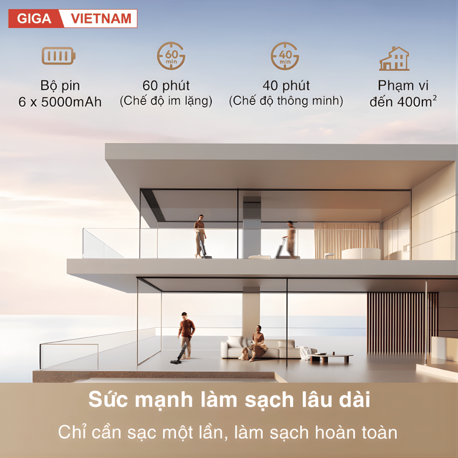 Dreame H15 Pro FoamWash - Máy Hút Bụi Lau Nhà 2026 tại Giga Việt Nam x Vua Nhà Bếp Đức 06