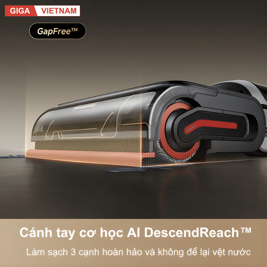 Dreame H15 Pro Heat - Máy Hút Bụi Lau Nhà 2026 tại Giga Việt Nam x Vua Nhà Bếp Đức 06
