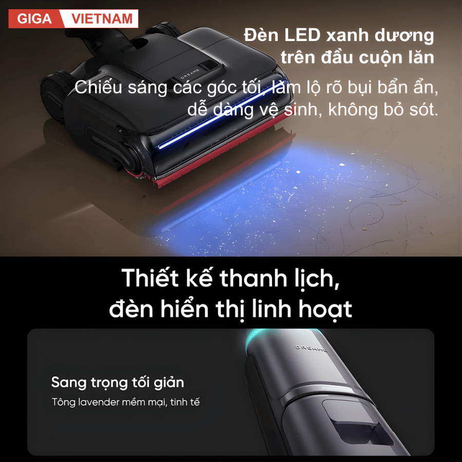 Dreame H16 Pro Steam - Máy Hút bụi lau nhà 2026 tại Giga Việt Nam x Vua Nhà Bếp Đức 15