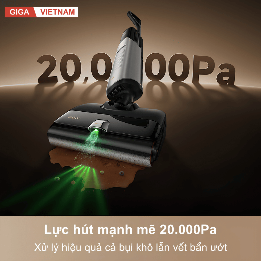 Mova X4 Pro - Máy hút bụi lau sàn cầm tay 2026 tại Gigavietnam x vuanhabepduc 05