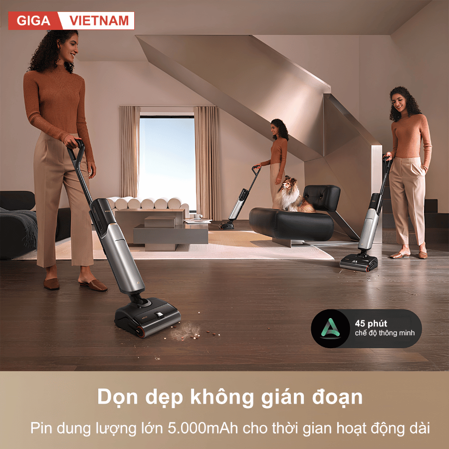 Mova X4 Pro - Máy hút bụi lau sàn cầm tay 2026 tại Gigavietnam x vuanhabepduc 11