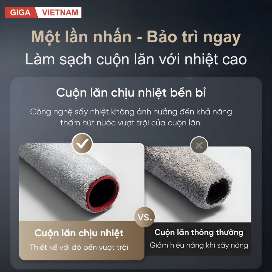 Dreame H12 GT - Máy Hút Bụi Lau Sàn 2026 tại Giga Việt Nam x Vua Nhà Bếp Đức 07