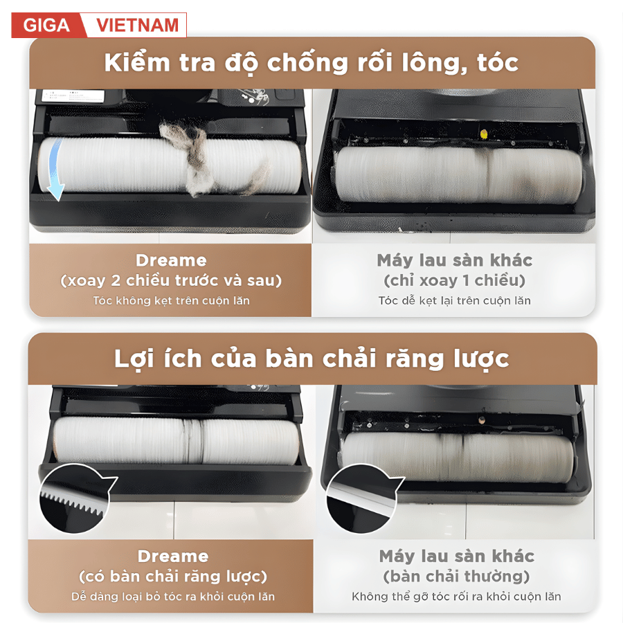 Dreame H12 Pro - Máy Hút Bụi Lau Sàn 2026 tại Giga Việt Nam x Vua Nhà Bếp Đức 04