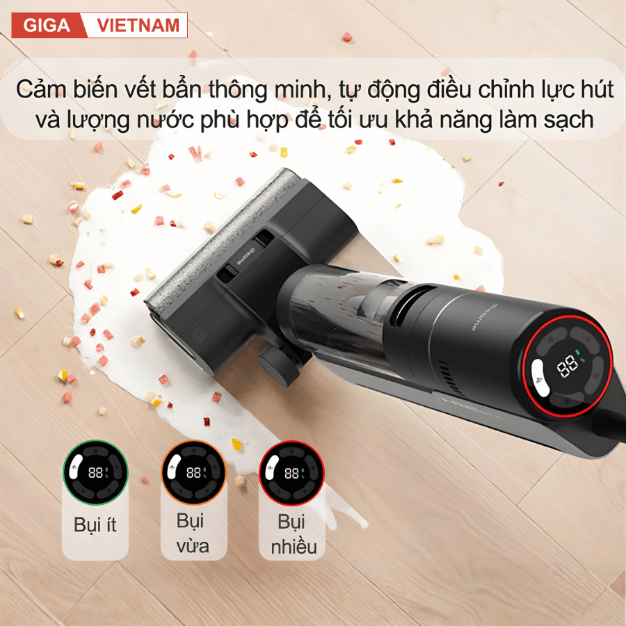 Dreame H12 Pro - Máy Hút Bụi Lau Sàn 2026 tại Giga Việt Nam x Vua Nhà Bếp Đức 06