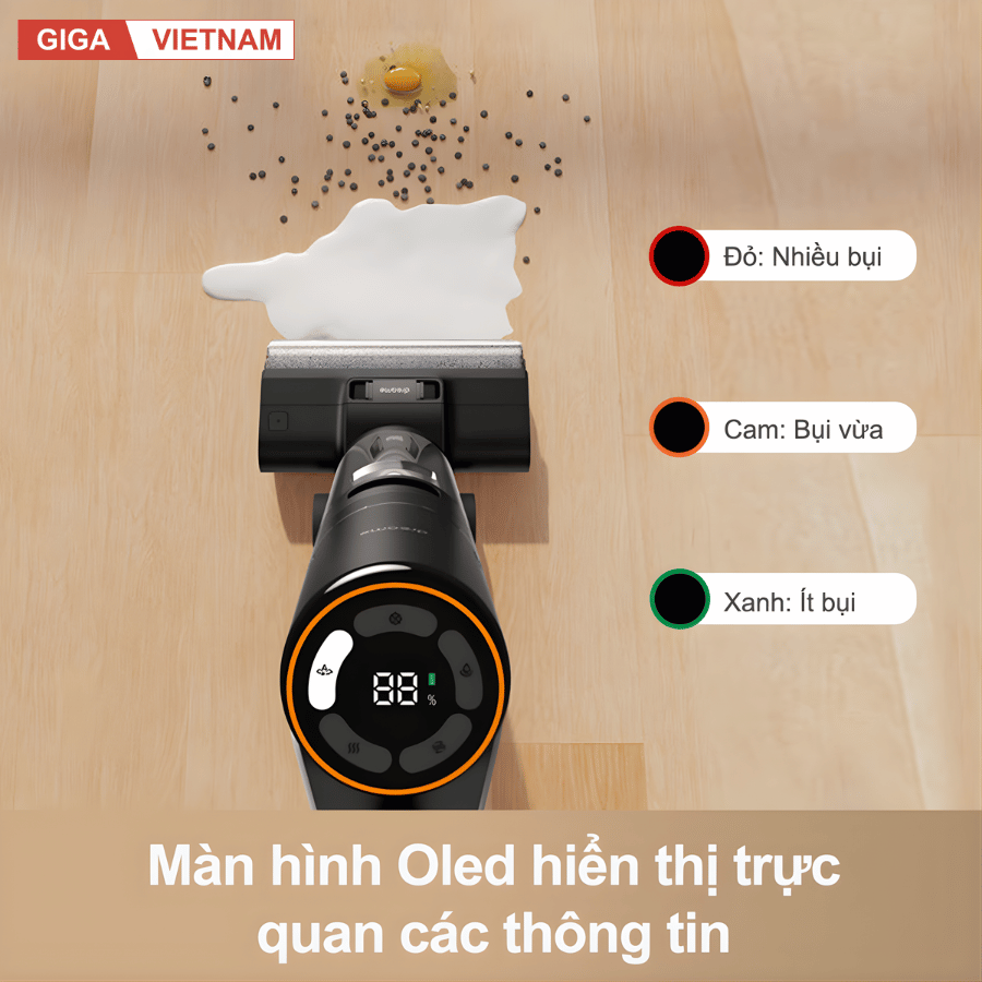 Dreame H12 Pro - Máy Hút Bụi Lau Sàn 2026 tại Giga Việt Nam x Vua Nhà Bếp Đức 08