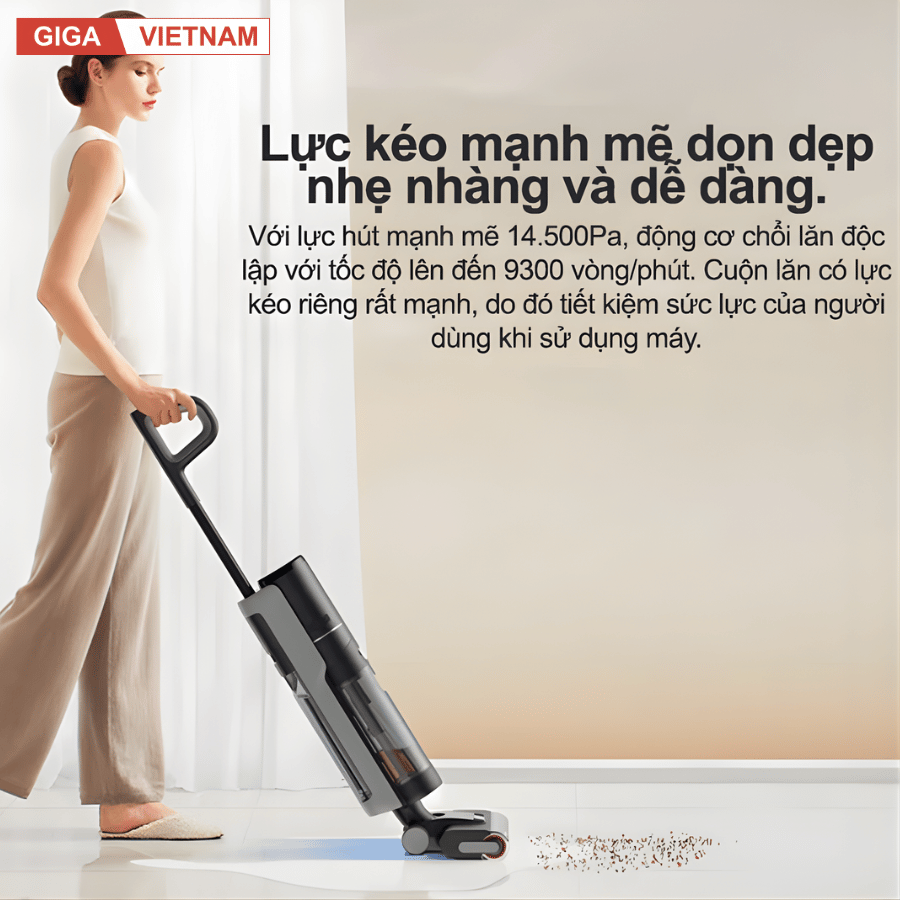 Dreame H12 Pro - Máy Hút Bụi Lau Sàn 2026 tại Giga Việt Nam x Vua Nhà Bếp Đức 10