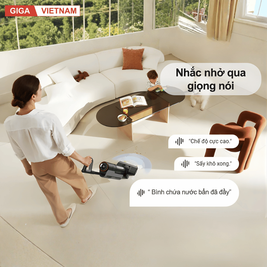 Dreame H12 Pro - Máy Hút Bụi Lau Sàn 2026 tại Giga Việt Nam x Vua Nhà Bếp Đức 12