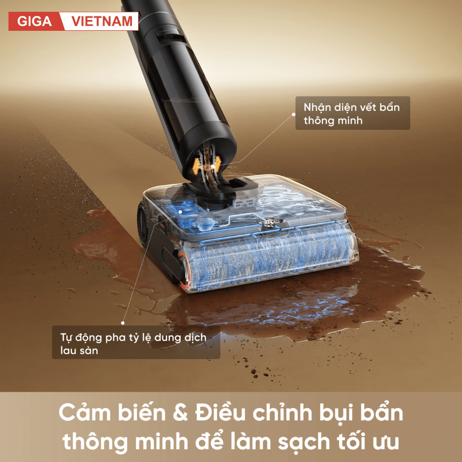 Dreame H16 Steam - Máy Hút Bụi Lau Sàn 2026 tại Giga Việt Nam x Vua Nhà Bếp Đức 08