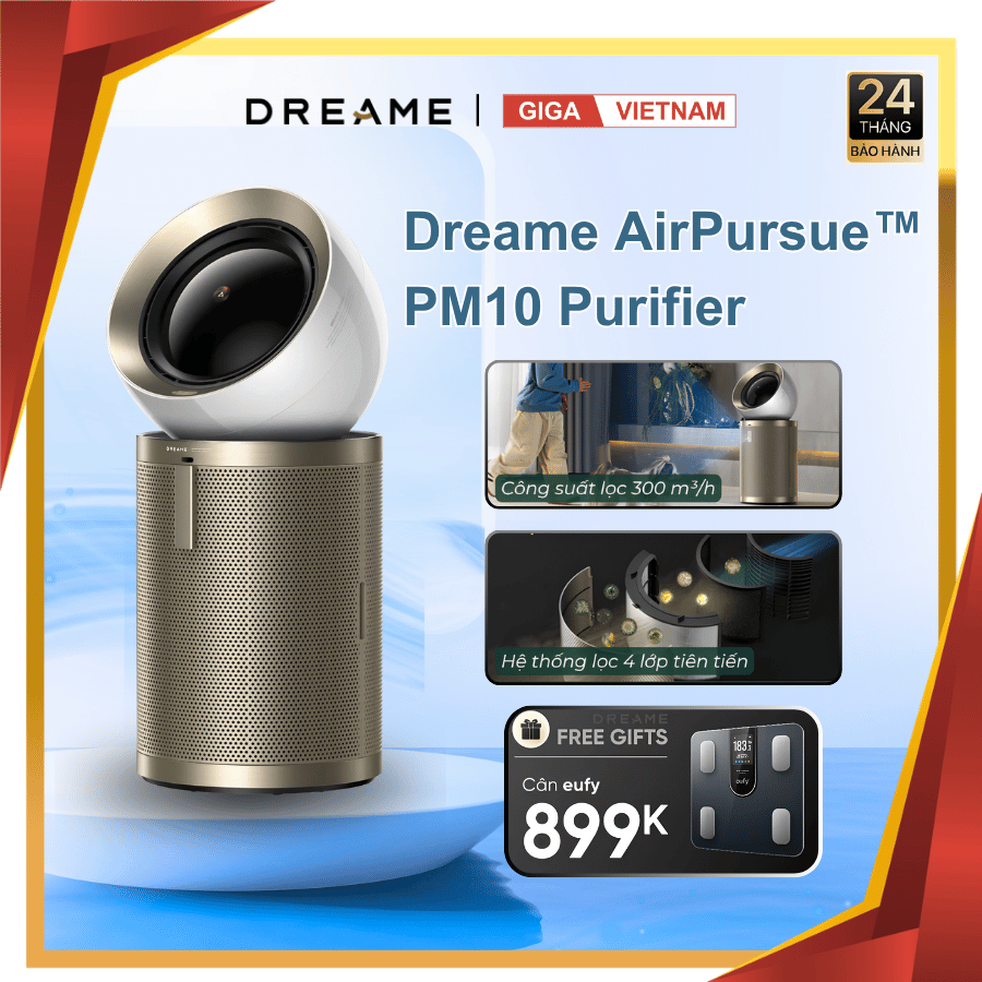 Dreame AirPursue™ PM10 - Máy Lọc Không Khí 2026 tại Giga Việt Nam x Vua Nhà Bếp Đức 01