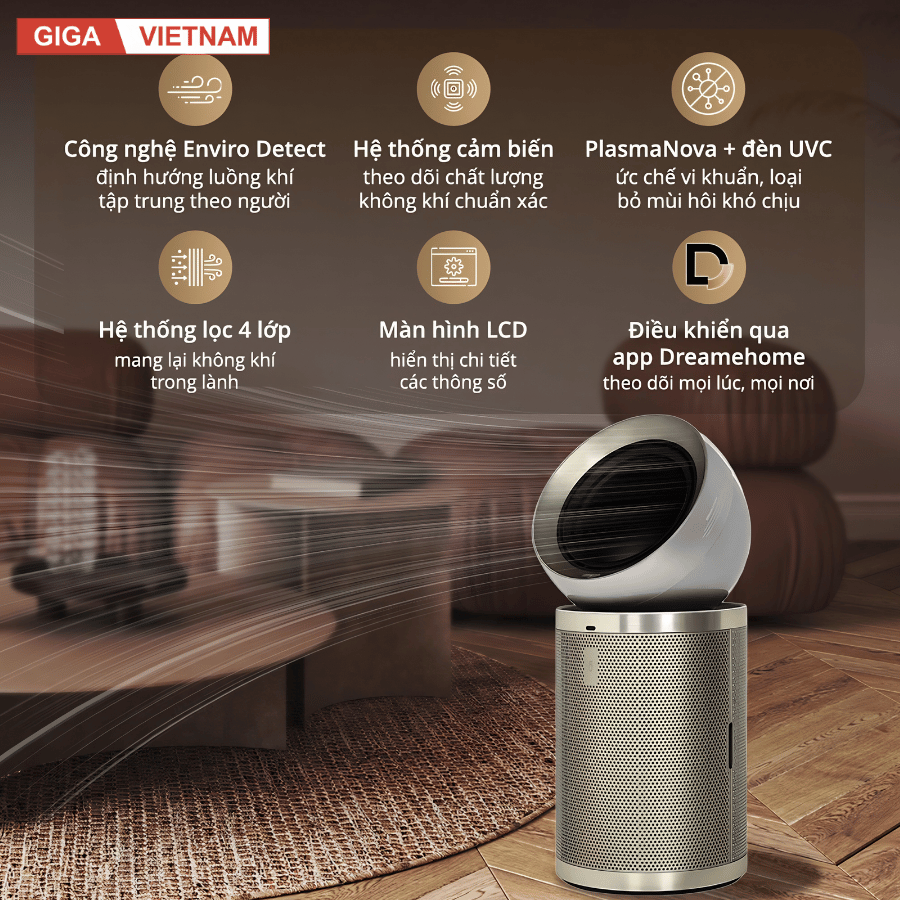 Dreame AirPursue™ PM10 - Máy Lọc Không Khí 2026 tại Giga Việt Nam x Vua Nhà Bếp Đức 02