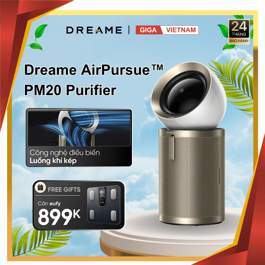 Dreame AirPursue™ PM20 - Máy Lọc Không Khí 2026 tại Giga Việt Nam x Vua Nhà Bếp Đức 01