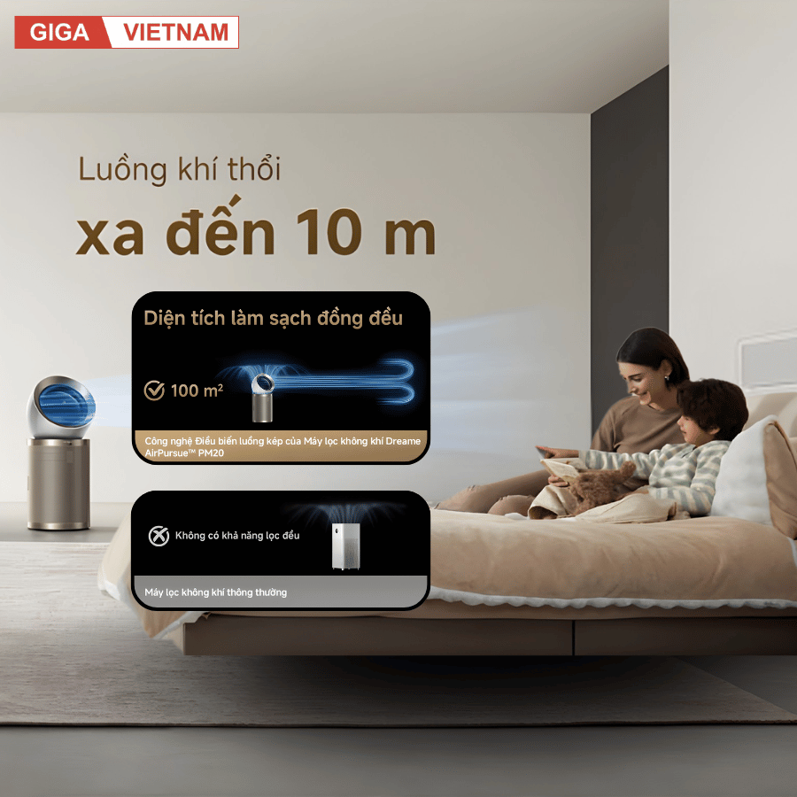 Dreame AirPursue™ PM20 - Máy Lọc Không Khí 2026 tại Giga Việt Nam x Vua Nhà Bếp Đức 09