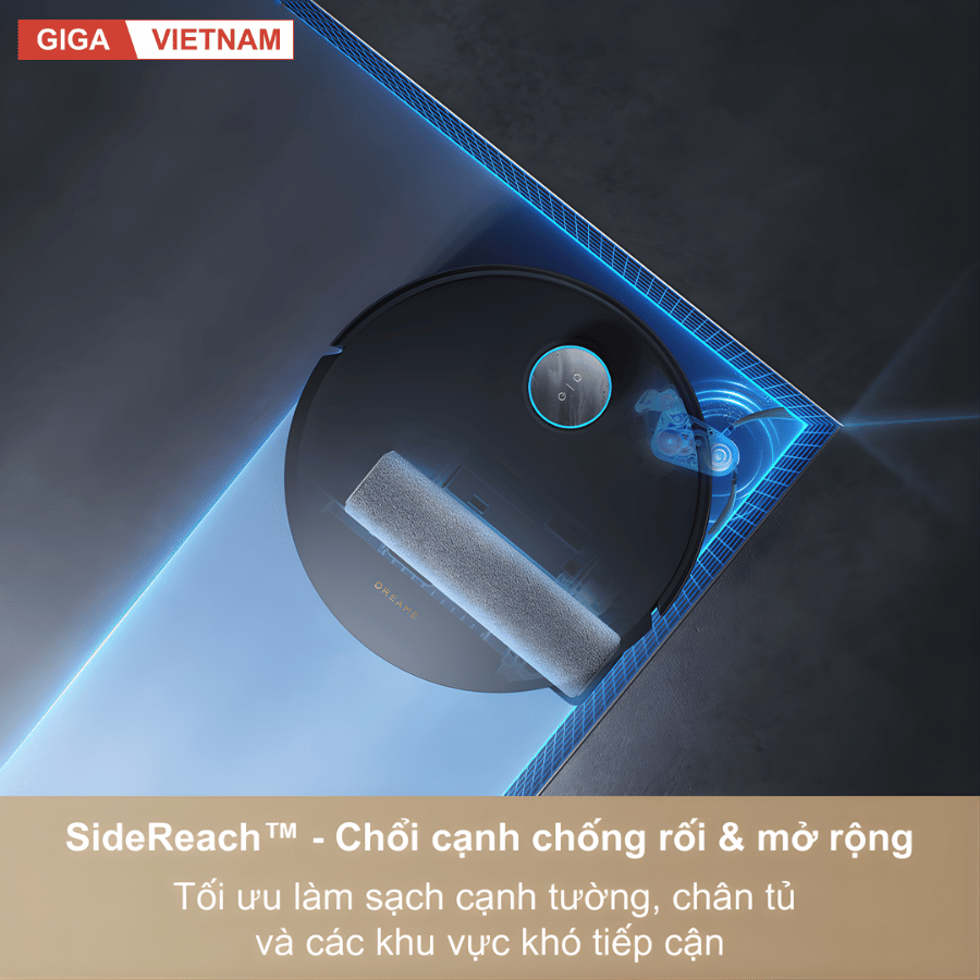 Dreame Aqua 10 Pro Track - Robot Hút Bụi Lau Nhà 2026 tại Giga Việt Nam x Vua Nhà Bếp Đức 06