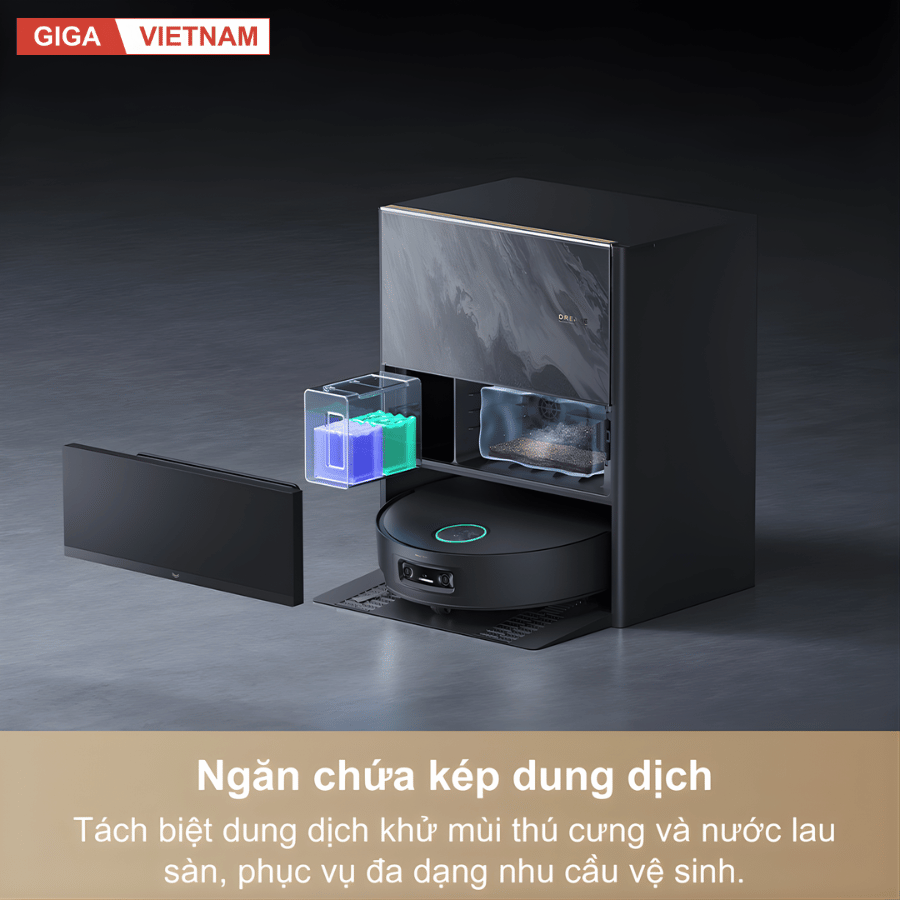 Dreame Aqua 10 Pro Track - Robot Hút Bụi Lau Nhà 2026 tại Giga Việt Nam x Vua Nhà Bếp Đức 07