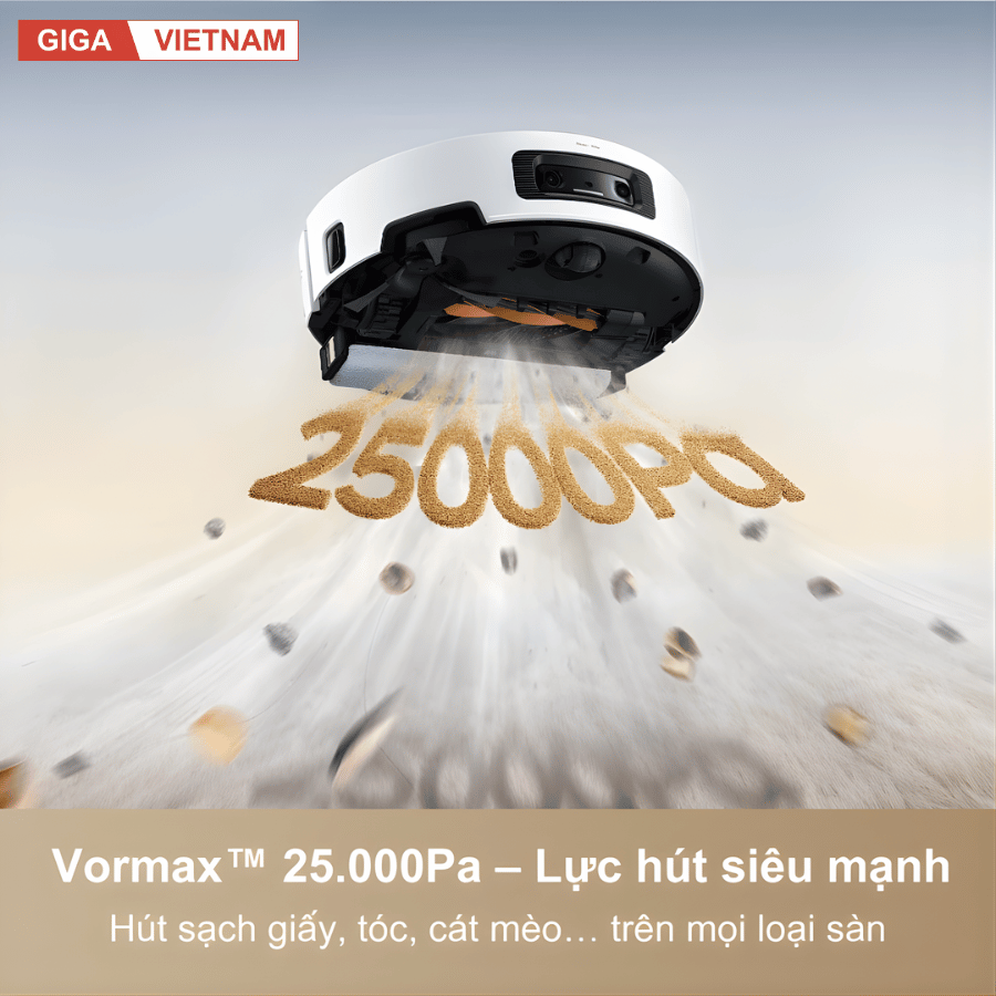 Dreame Aqua 10 Pro Track - Robot Hút Bụi Lau Nhà 2026 tại Giga Việt Nam x Vua Nhà Bếp Đức 11