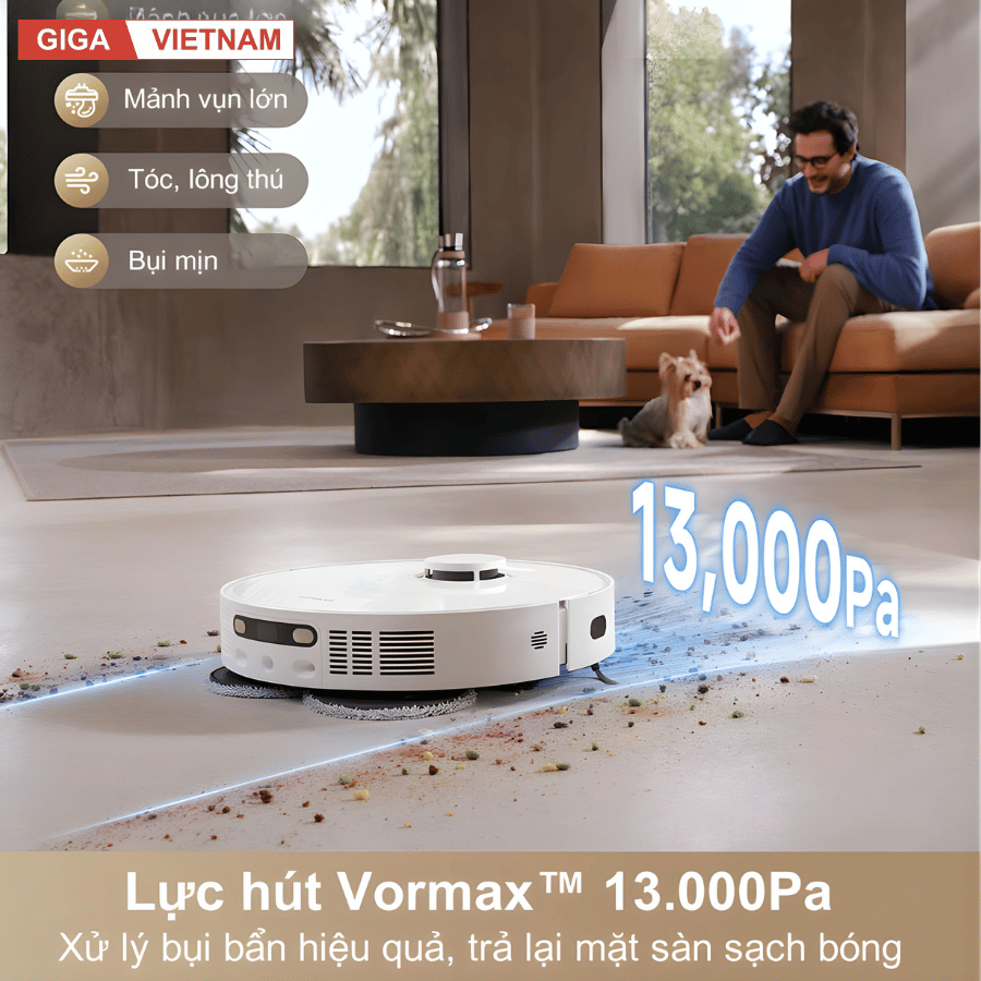 Dreame D20 Ultra - Robot Hút Bụi Lau Nhà 2026 tại Giga Việt Nam x Vua Nhà Bếp Đức 03